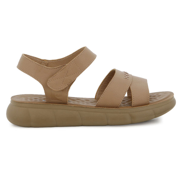 Pierre Cardin Velcro Strappy Sandal  - Nude