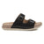 Pierre Cardin Twin Buckle Sandal- Black