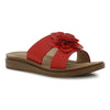 Pierre Cardin Flower Slip On - Red