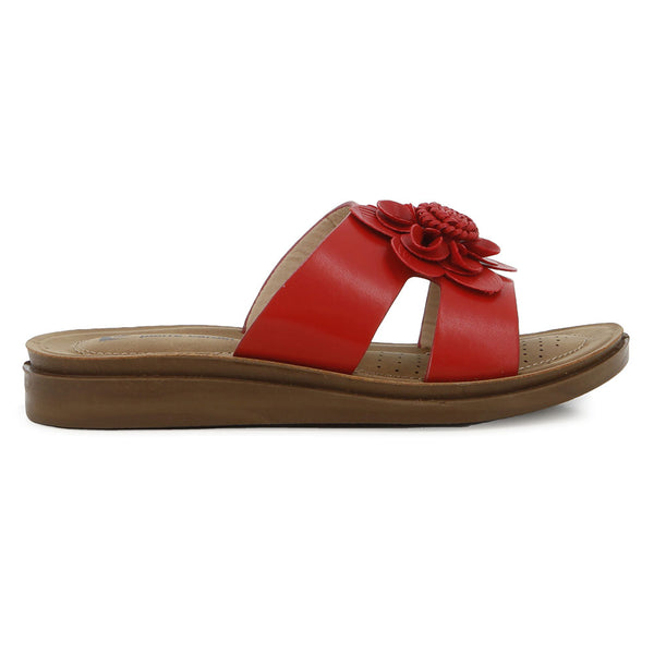 Pierre Cardin Flower Slip On - Red