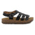 Pierre Cardin Gladiator Sandal- Black