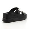 Pierre Cardin Twin Footbed Sandal  - Black