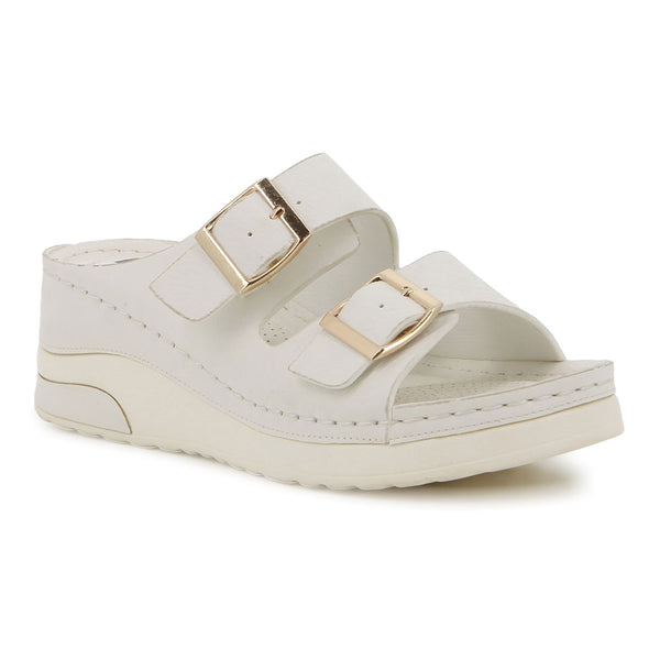 Pierre Cardin Twin Footbed Sandal  - White