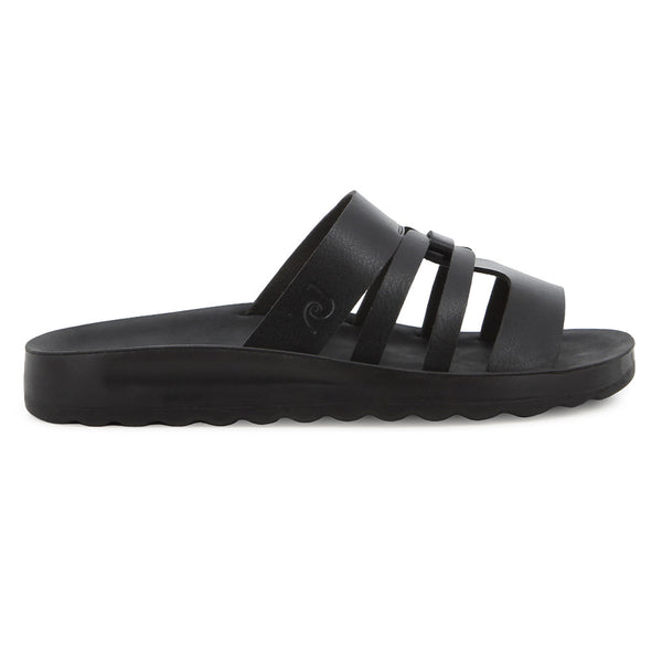 Pierre Cardin Strappy Slip In - Black