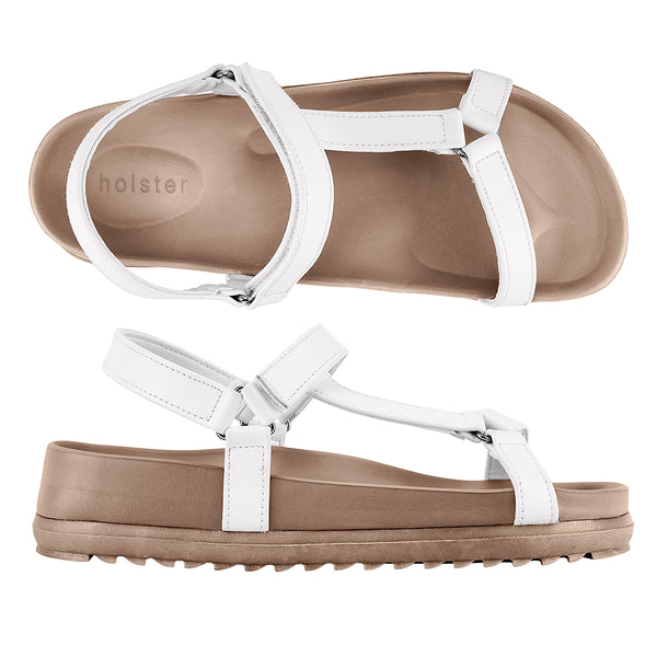 Holster Glide Sandals - White