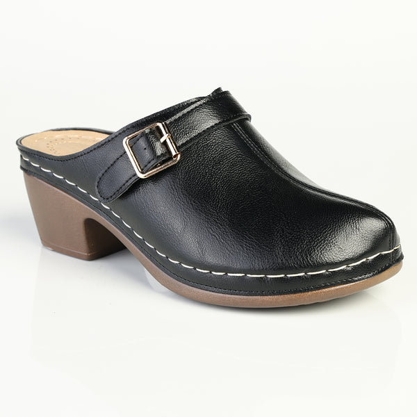 Franco Rossi Closed Clog Sandal - Black