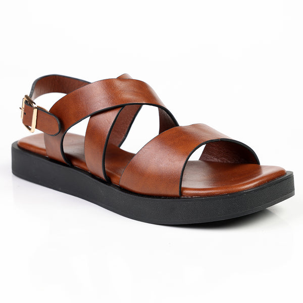 Madison Thong/Sling Sandal - Tan