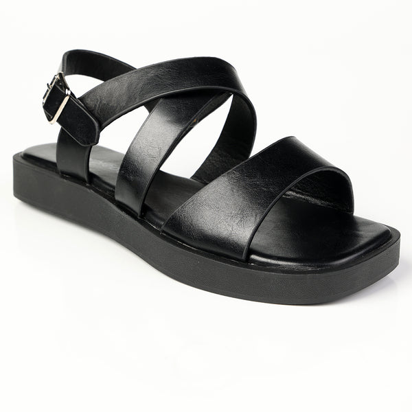 Madison Thong/Sling Sandal - Black