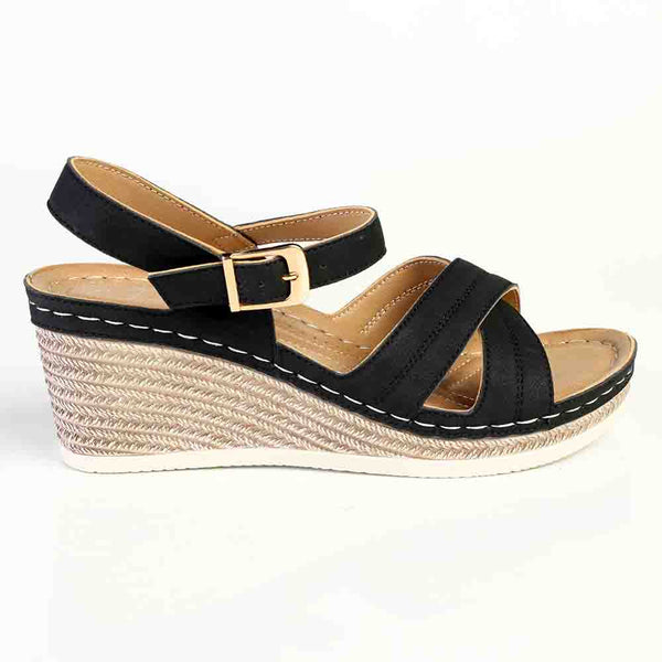 Franco Rossi Cross Wedge - Black