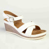 Franco Rossi Cross Wedge - White