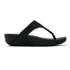 Fit Flop Lulu Textured Glitzy Sandal - Black