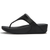 Fit Flop Lulu Toe Post Snake Sandal - Black