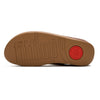 Fit Flop Lulu Toe Post Sleek Resin Trim Leather Sandal - Terracotta Tan