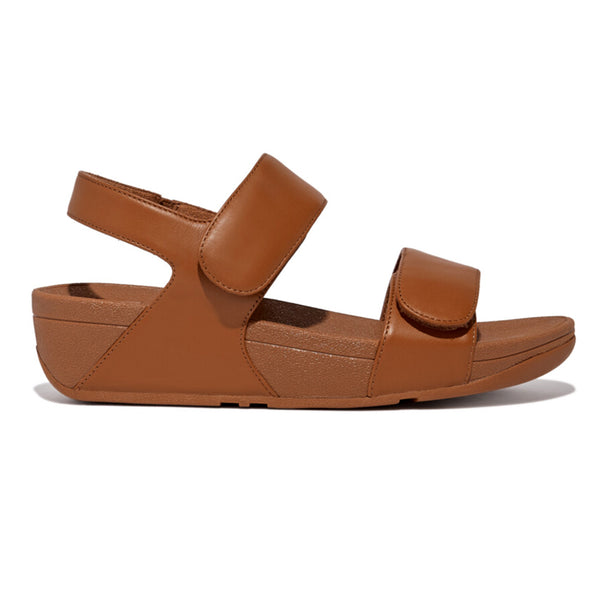 Fit Flop Lulu Adjustable Leather Sandal - Light Tan