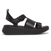 Fit Flop F-Mode Fisherman Platform Leather Sandal - Black