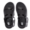 Fit Flop F-Mode Fisherman Platform Leather Sandal - Black
