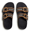 Fit Flop Gen FF-Max Buckle Stripe-Webbing Slides - Black Mix