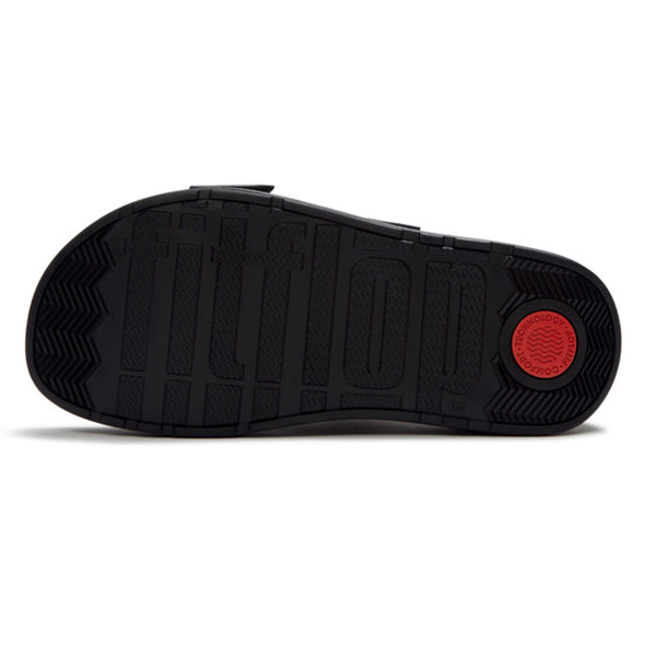 Fit Flop Gen FF-Max Buckle Stripe-Webbing Slides - Black Mix