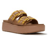 Fit Flop Gen FF-Max Buckle Stripe-Webbing Slides - Classic Tan