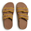 Fit Flop Gen FF-Max Buckle Stripe-Webbing Slides - Classic Tan