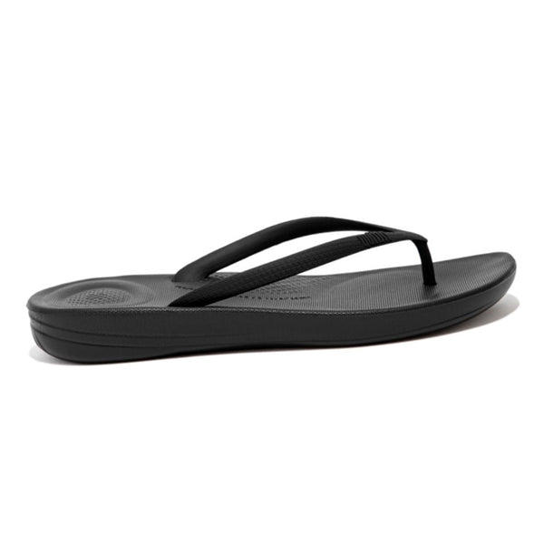 Fit Flop iQushion Ergonomic Flip-Flops - All Black