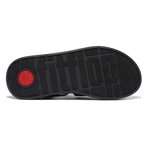 Fit Flop iQushion Relief Recovery Slides - Black