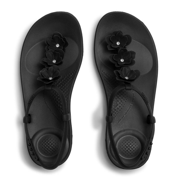 Fit Flop iQushion Splash Flower - Black