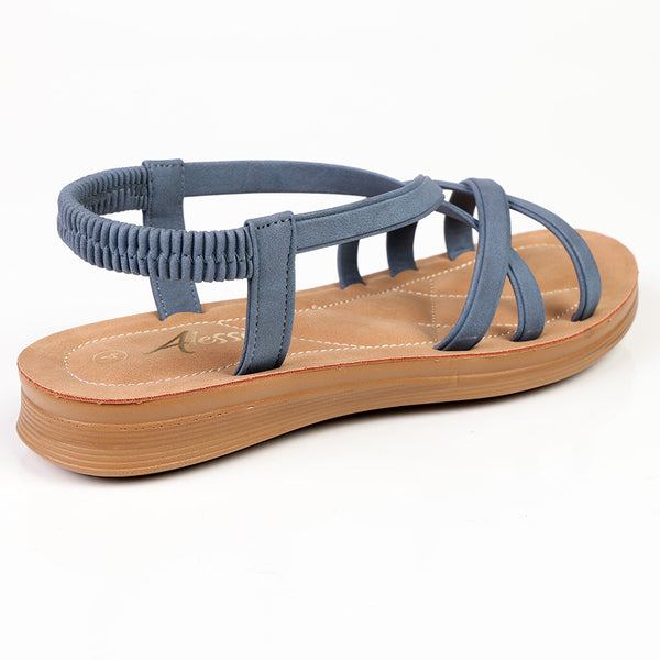 Alessio Elastic Sandal - Blue