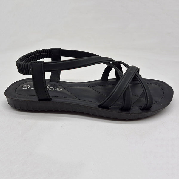 Alessio Strappy Sandal - Black