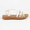 Alessio Strappy Sandal - White