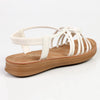 Alessio Strappy Sandal - White