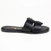 Alessio Push In Sandal - Black
