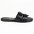 Alessio Push In Sandal - Black