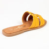 Alessio Push In Sandal - Mustard