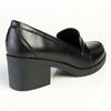 Franco Rossi Block Heel with Saddle Detail