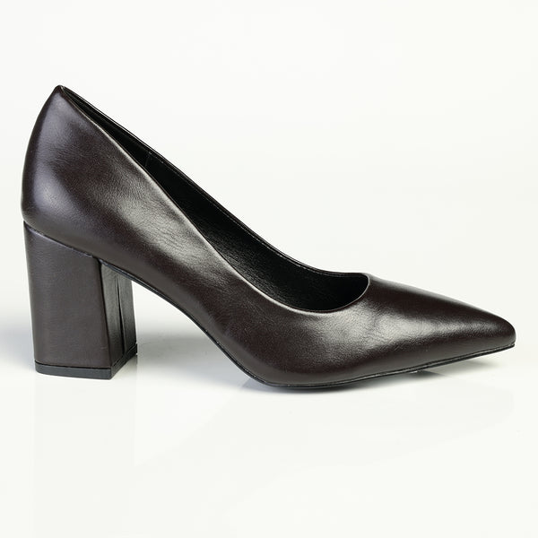 Madison Patricia Block Heel Court - Black