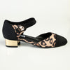 Madison Ottoline 2 Low Block Heel - Leopard/Black