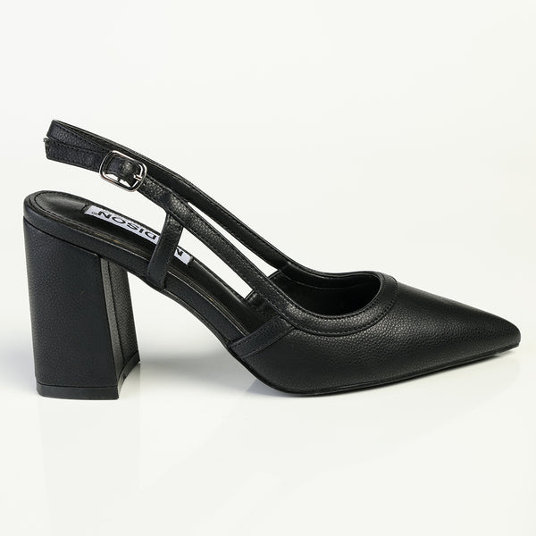 Madison Paula Block Heel - Black