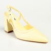 Madison Paula Block Heel - Yellow