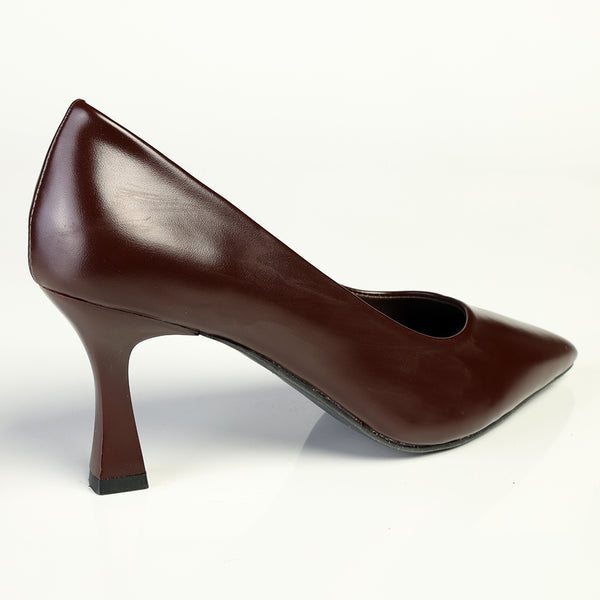 Madison Quitley HourGlass Court Heel - Brown