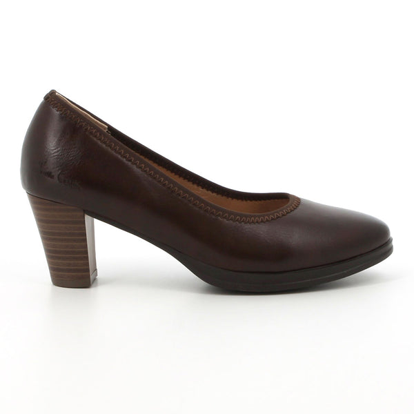 Pierre Cardin Round Toe Court - Brown