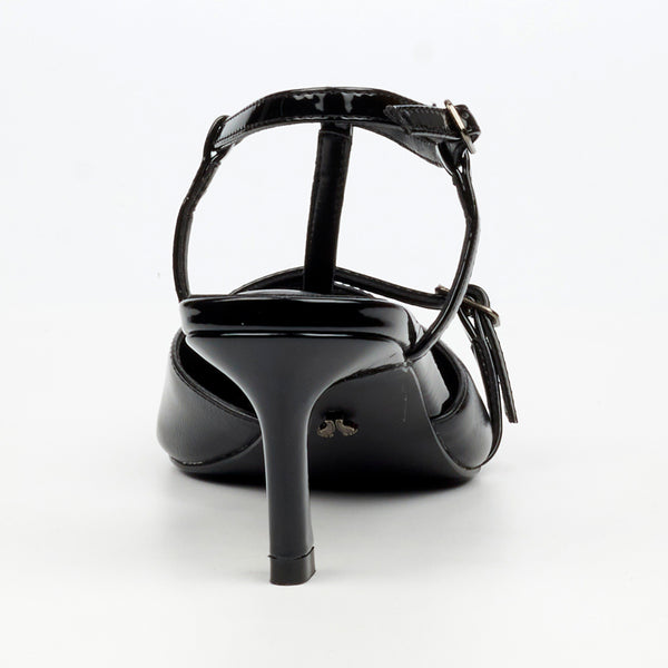 Butterfly Feet Elisha Closed Toe Slingback - Black