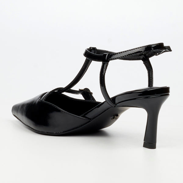 Butterfly Feet Elisha Closed Toe Slingback - Black