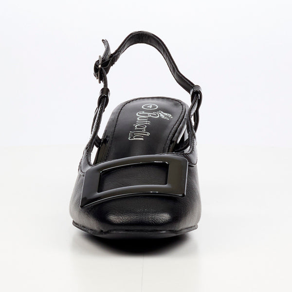 Butterfly Feet Verity 1 Closed-Toe Slingback - Black