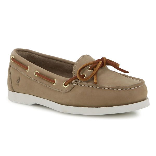 Hush Puppies Yarmouth Leather Flats - Sand