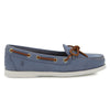 Hush Puppies Yarmouth Leather Flats - Light Blue