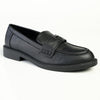 Madison Magnolia Loafer with Saddle - Black