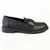 Madison Magnolia Loafer with Saddle - Black