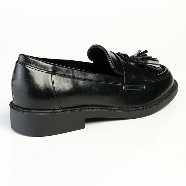 Madison Monroe Loafer with Tassle - Black