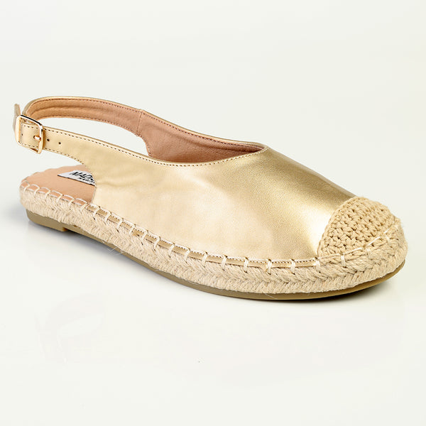 Madison Blessed Espadrille - Gold
